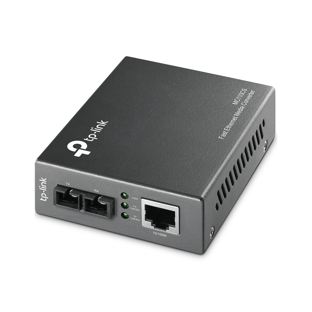 10/100Mbps RJ45 to 100Mbps single-mode SC fiber Converter
