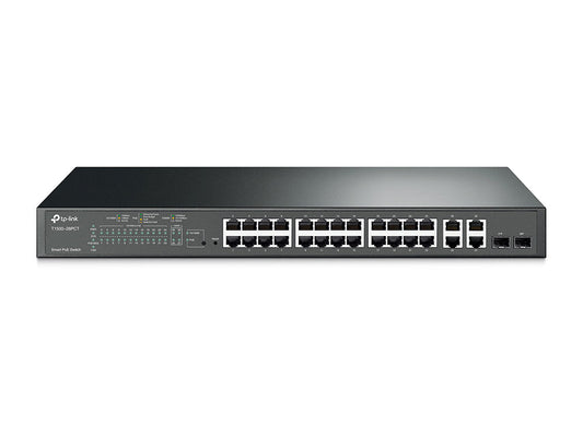 24-Port 10/100Mbps + 4-Port Gigabit PoE+ Smart Switch