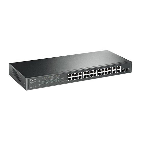 JetStream 24-Port 10/100Mbps + 4-Port Gigabit Smart PoE+ Switch