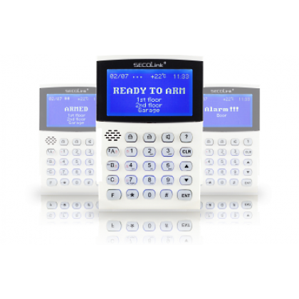 SECOLink 8 Zones Expendable To 32 Zones Control Panel Package (with GSM)