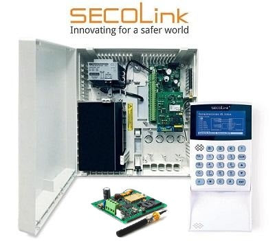 SECOLink 8 Zones Expendable To 32 Zones Control Panel Package (with GSM)