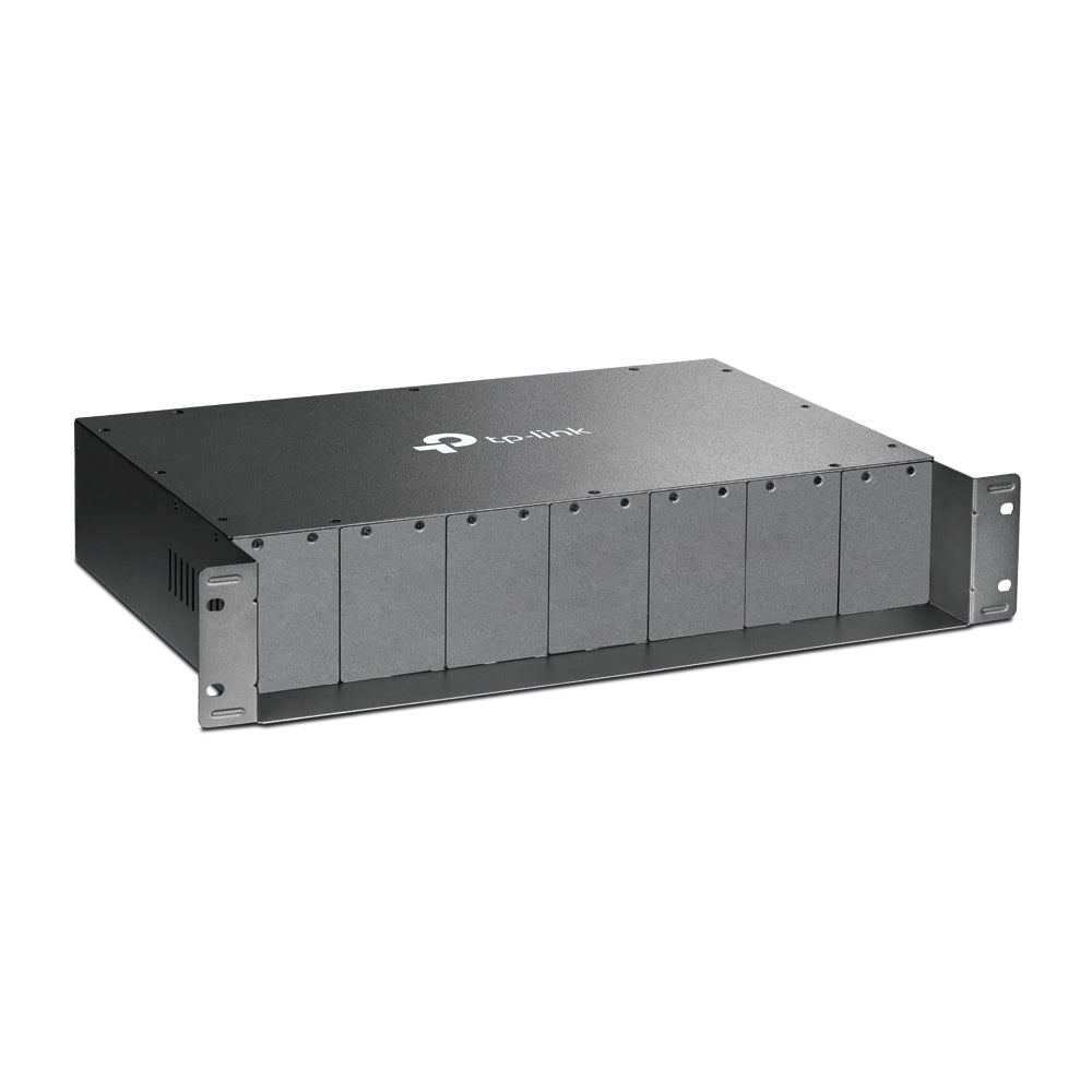 14-slot unmanaged media converter chassis