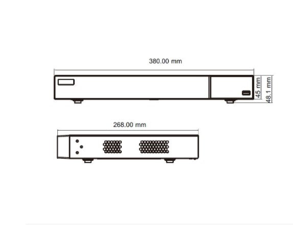 16 CH 8MP/6MP/5MP/4MP/3MP/1080P/720P HD NVR