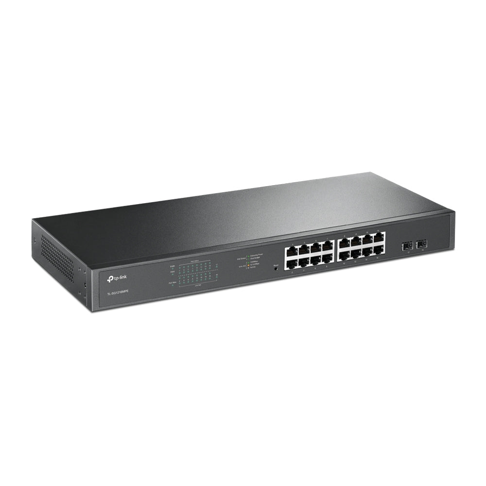 16-Port Gigabit PoE+ Easy Smart Switch