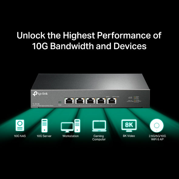 5-Port 10G Desktop Switch