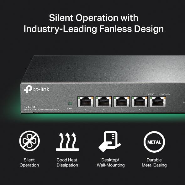 5-Port 10G Desktop Switch