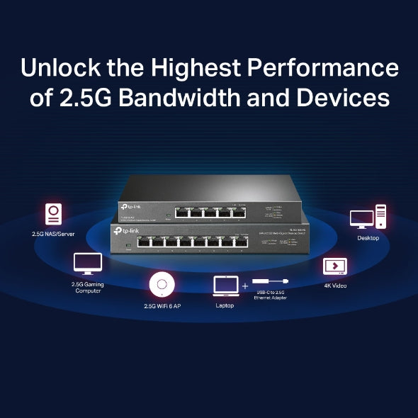 5-Port 2.5G Desktop Switch