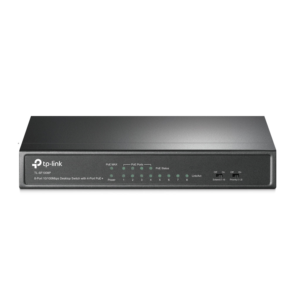 8-port 10/100Mbps Desktop PoE Switch