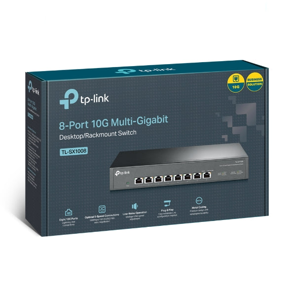 8-Port 10G Desktop/Rackmount Switch