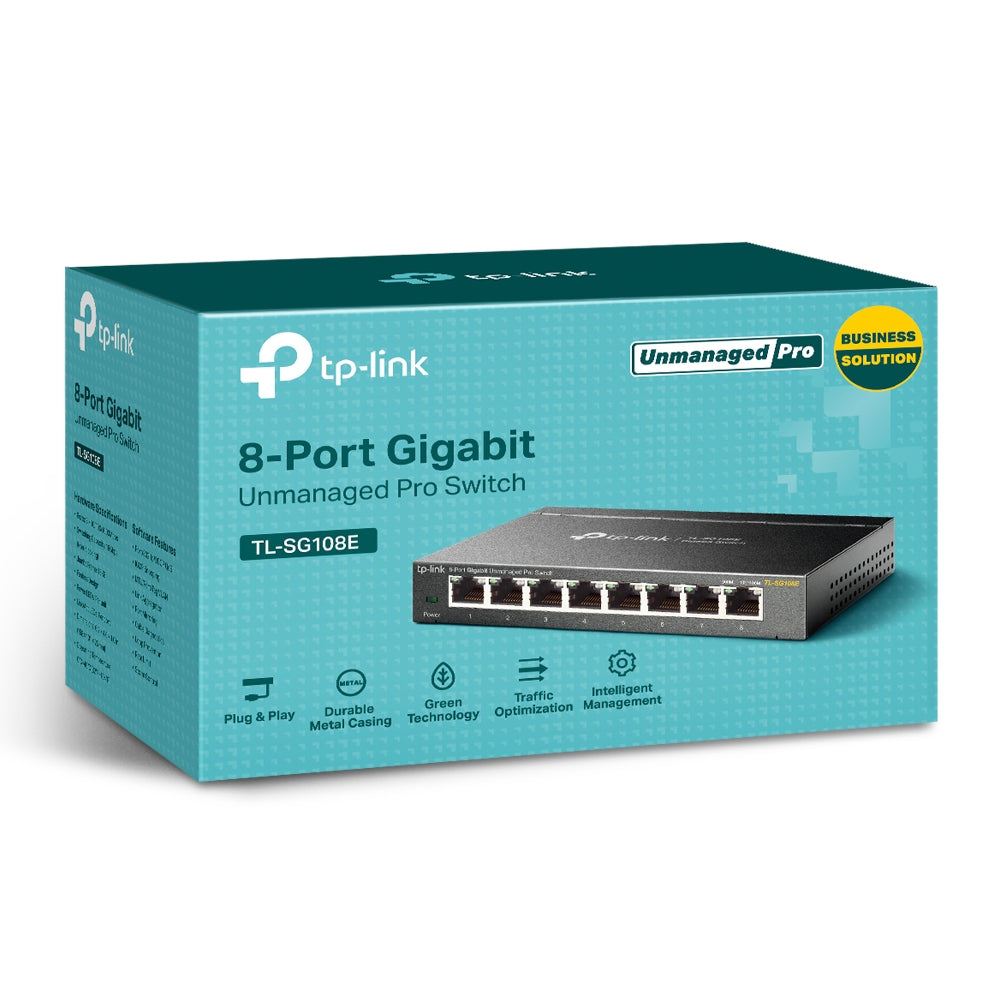 8-Port Gigabit Desktop Easy Smart Switch