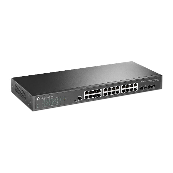 JetStream 24-Port Gigabit L2+ Managed Switch with 4 10GE SFP+ Slots