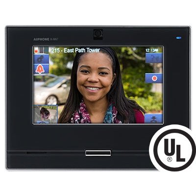 SIP Compatible IP Video Master Station with 7" Touchscreen and Hands-free (Black)