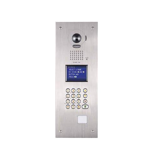 Stainless Steel 10-Key Video Entrance Panel