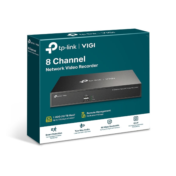 VIGI 8 Channel Network Video Recorder