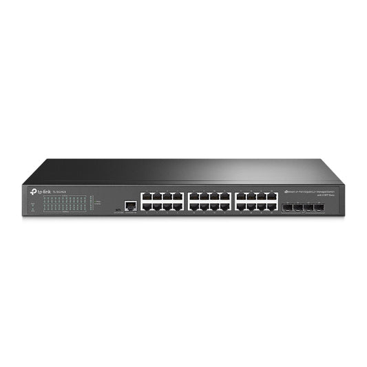 JetStream 24-Port Gigabit L2+ Managed Switch with 4 SFP Slots