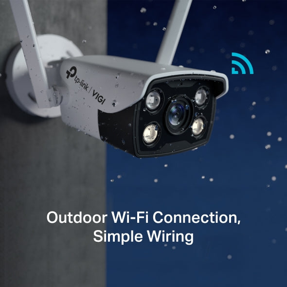 VIGI 4MP Outdoor Full-Color Wi-Fi Bullet Network Camera